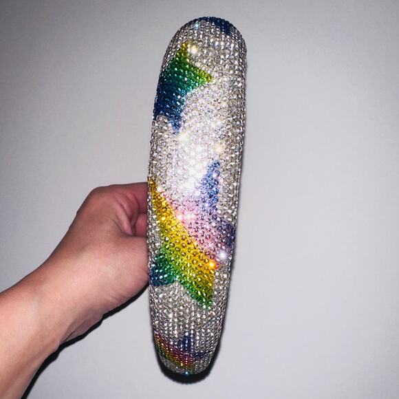 Rainbow Star Rhinestone Headband Sparkly Hair‎ Accessory - Picture 7 of 7